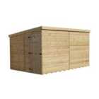 Empire 2000 Pent 8x8ft Wooden Garden Shed Door Le Side Panel