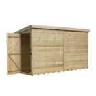 Empire 2000 Pent 9x5ft Wooden Garden Shed Door Le Side Panel
