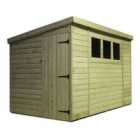 Empire 2500 Pent 9x8ft Wooden Garden Shed Door Le Side Panel