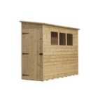 Empire 2800 Pent 8x3ft Wooden Garden Shed Door Le Side Panel