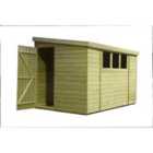 Empire 3000 Pent 9x4ft Wooden Garden Shed Door Le Side Panel