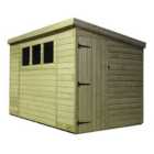 Empire 2500 Pent 14x5ft Wooden Garden Shed Door Right Side Panel