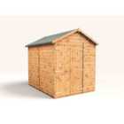 Empire Modular Apex 6x8ft Wooden Garden Shed Double Door