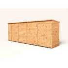 Empire Modular Pent 18x4ft Wooden Garden Shed Double Door