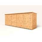 Empire Modular Pent 18x4ft Wooden Garden Shed Single Door