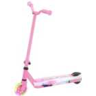 AIYAPLAY Electric Scooter for Kids 4-7, with Auxiliary Rear Wheels, Pink
