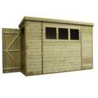 Empire 2600 Pent 14x3ft Wooden Garden Shed Door Le Side Panel