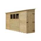 Empire 2800 Pent 14x3ft Wooden Garden Shed Door Right Side Panel
