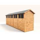 Empire Modular Apex 4x20ft Wooden Garden Shed Windows