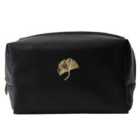 Portico Designs Archive Large Wash Bag with Metal Zip - Black
