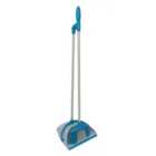 Charles Bentley Brights Long Handled Dustpan & Brush Set - Blue