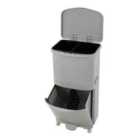 Garden Sanctuary 36L 2-Tier Separation Trash Bin With Inner Buckets