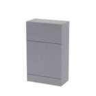 Hudson Reed Fluted 500Mm Floor Standing Wc Unit - Satin Grey
