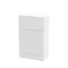Hudson Reed Fluted 500Mm Floor Standing Wc Unit - Satin White