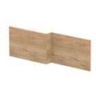 Hudson Reed 1700Mm L Shape Square Shower Bath Front Panel - Autumn Oak