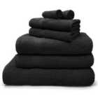 Velosso Premium Egyptian Cotton Towels 550Gsm - Hand Towel Black