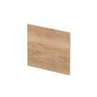 Hudson Reed 700Mm L Shape Square Shower Bath End Panel - Autumn Oak