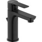 Duravit D-code Single Lever Medium Freshstart Basin Mixer W/ Minusflow & Waste Lever - Matt Black