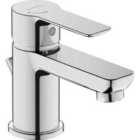 Duravit D-code Single Lever Small Freshstart Basin Mixer W/ Minusflow & Waste Lever - Chrome