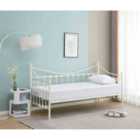 Kosy Koala Daybed Without trundle white 3ft single bed and 1 mattress metal bedroom living room