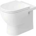 Duravit D-code Rimless Floorstanding Toilet; 570 Mm; White High Gloss; 4;5 L; Horiztonal Outlet