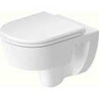 Duravit D-code Rimless Wall-mounted Toilet; 540 Mm; White High Gloss; 4 L; Horiztonal Outlet