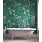 Showerwall Acrylic Vintage Birds Bathroom Wall Panel 2400 x 896mm