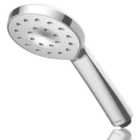 Methven Kiri Mk2 Satinjet Energy Saving 8L/Min Shower Head Chrome Finish - For Any Pressure Systems Low Or High - Water Saving Eco Performance - KRHSCPUK