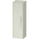 Duravit D-code 1320 X 400Mm 1 Door Left Hand Opening Semi-tall Cabinet - Pale Green
