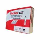 Fischer Fixings Nfp 63X2.8Mm Ring Ss304, Stainless Steel Nails (304/1.4301) With Ring Shank + 1 Fuel Cell