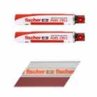 Fischer Fixings Nfp 63X3.1Mm Hdg Nails With Ring Shank + 2 Fuel Cells