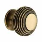 Spira Brass Beehive Small 30Mm Cupboard Knob Aged Brass