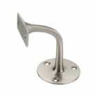 Spira Brass Brass Handrail Bracket Satin Nickel