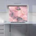 Warren Reed - Designer Rose And Gold Marble Effect Kitchen Splashback W900Mm X H750Mm