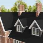 Garden Sanctuary 18Pcs Asphalt Shingles Bitumen Roofing - Black