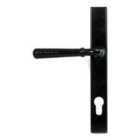 From The Anvil Black Hammered Newbury Slimline Espag. Lock Set