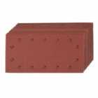 Hook & Loop 1/2 Sheets Punched 10Pce - 2 X 60, 3 X 80, 120, 2 X 240G