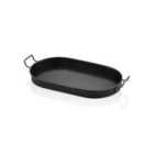Rozi Black Oval Serving Tray