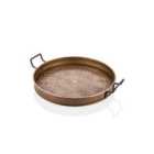 Rozi Gold Round Serving Tray