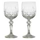 Dornberger Set of 2 Dorchester Wine Glasses Fully Cut