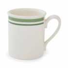 Portmeirion Potters Stripe Green Breakfast Mugs Set of 4