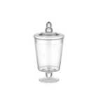 Rozi Footed Glass Jar With Lid 24 cm (H)