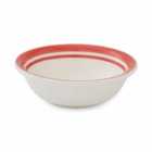 Portmeirion Potters Stripe 13cm Bowl Red Set of 4