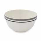 Portmeirion Potters Stripe 5.5" Stacking Bowl Grey Set of 4