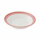 Portmeirion Potters Stripe Soup Plate (D) Red Set of 4