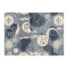 Warren Reed - Designer Abstract Moon And Stars Glass Chopping Board