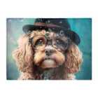 Warren Reed - Designer Cavapoo Dog Splashart Chopping Board