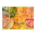 Warren Reed - Designer Citrus Swirl: Vibrant And Abstract Chopping Board