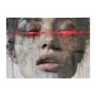 Warren Reed - Designer Abstract Face In Motion Chopping Board