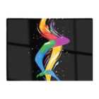 Warren Reed - Designer Vibrant Flow: Abstract Pride Fish Chopping Board